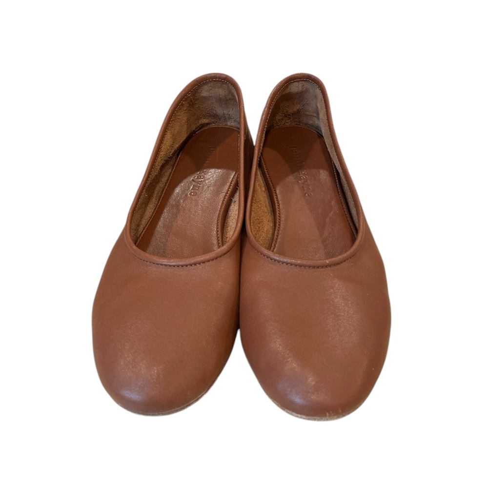 Jenni Kayne Charlotte Ballet Leather Flats in saddle size 6 - Picture 2 of 10